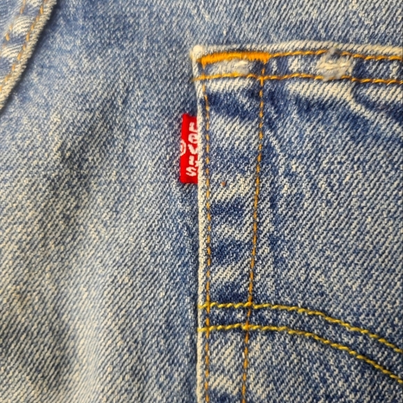 Levi’s 501 Denim Distressed Jean Shorts W30 A60 Waterless - Picture 11 of 11